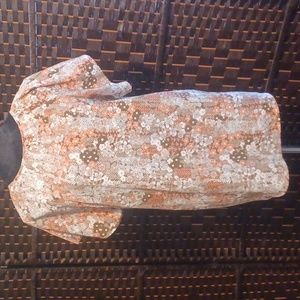 XL Baby Doll Shirt w/ Dome Sleeves and Back Tie Up in Back!